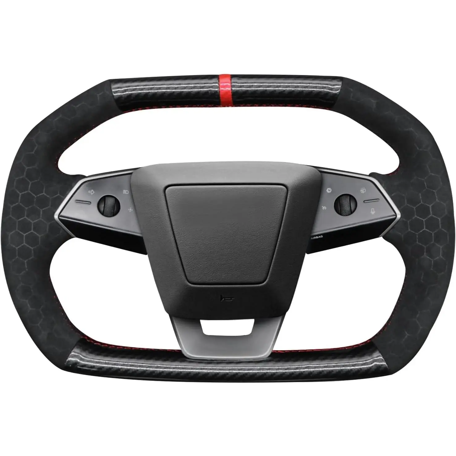 37：Black Hexagonal Athsuede&PU Shiny Carbon Fiber
