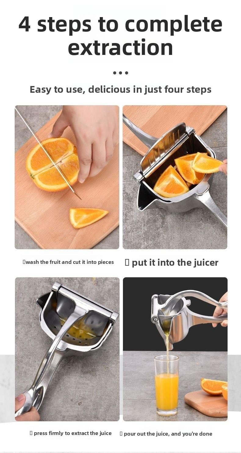 Detachable Manual Aluminum Alloy Juicer