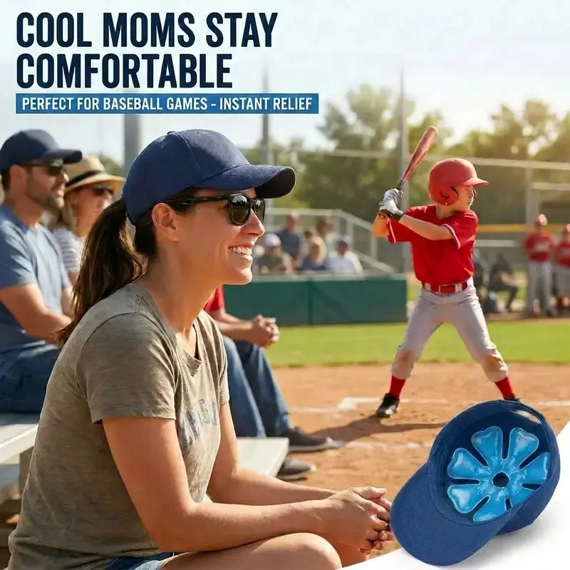 Reusable Cooling Gel Ice Packs, Attachable Ice Packs, Cold Therapy Inserts For Hard Hats & Sun Hats, Cooling Relief For Construction Workers, Outdoor Activities, Daily Use, Heat Prevention, multi use for summer, perfect gift idea