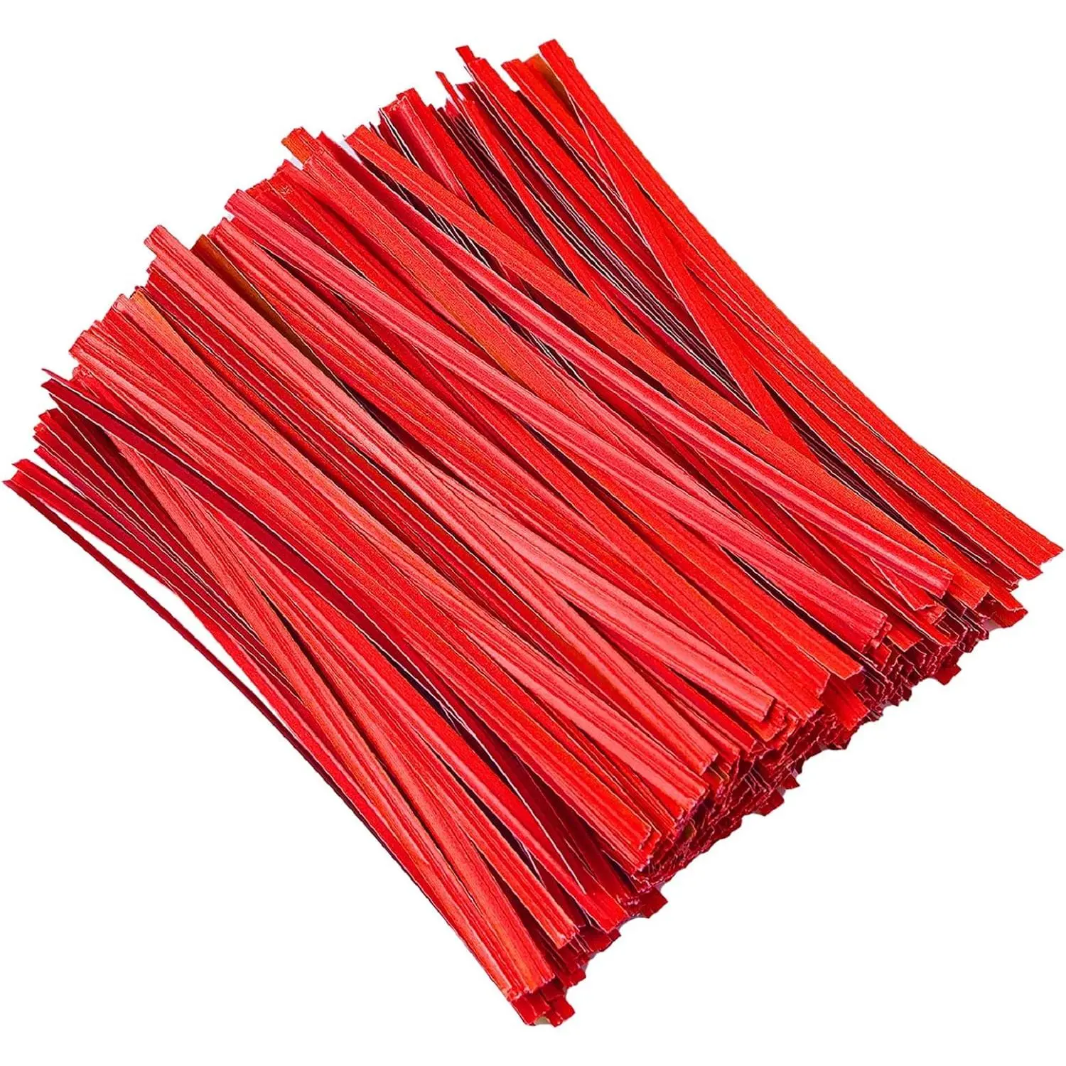 1000 count 5" Red Twist Ties,  Ties  Ties  Bread Ties for Party Cello Candy Coffee  Bags Cake Pops