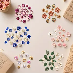 6pcs Mini Silicone Molds, Clay Mold, Suitable for Earrings, Manicures, Bracelets, Necklaces, Rings and Other DIY Molds, Suitable for Spring, Valentine's Day, Father's Day, Mother's Day, Thanksgiving, Birthday Gift DIY Molds