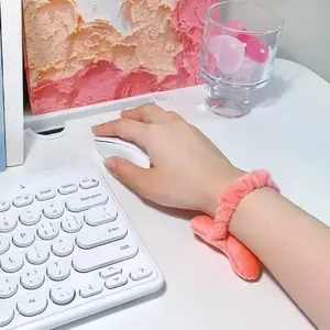 Ergonomic Wrist Support Mouse Pad, Anti-Friction Soft Wrist Rest Cushion For Keyboard Typing Office Wrist Protection