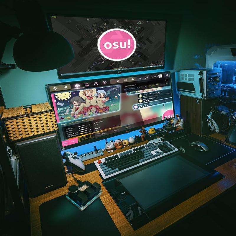 SayoDevice O3C OSU Keyboard Rapid Trigger Hall Switches Magnetic Linear Switches Keyboard with Knob and Screen,Copy Paste,Scut,Macro swap Mini