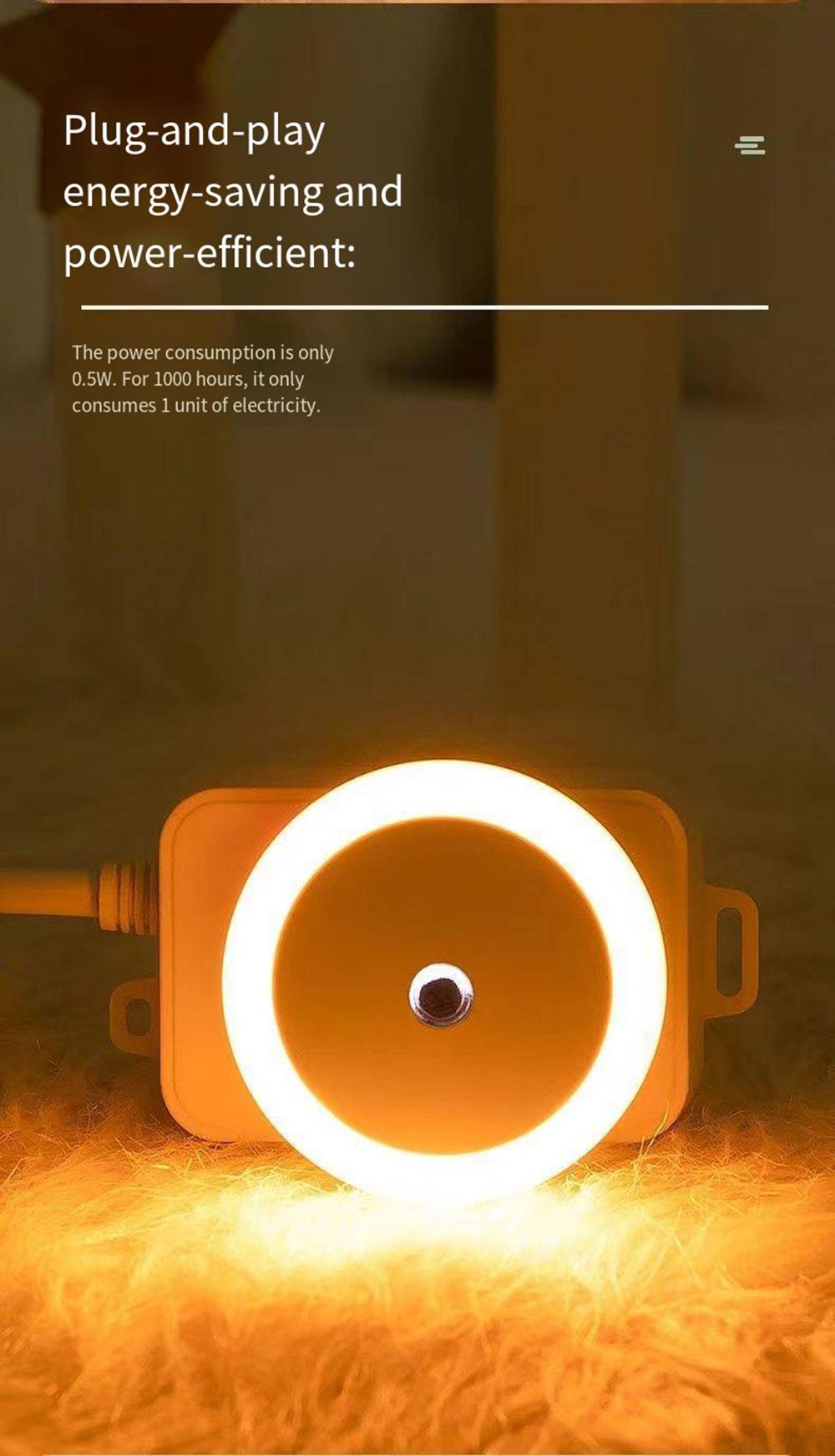 Smart Sensor Night Light Plug-in - Automatic LED Nightlight for Hallway, Bathroom & Bedroom