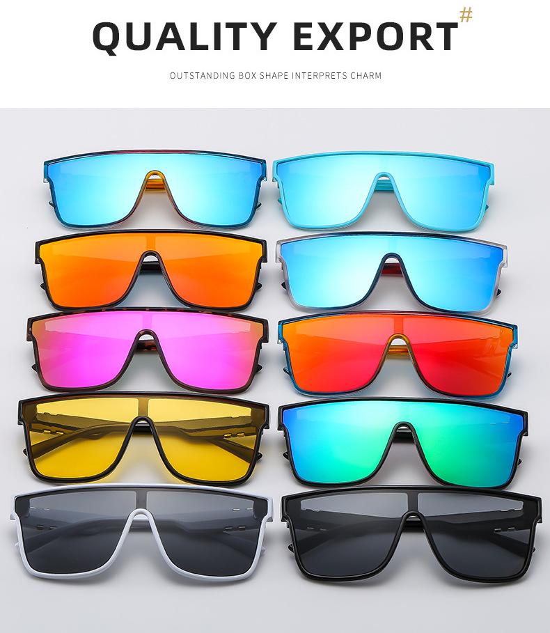 Sunglasses for men and women, true film one-piece sunglasses, outdoor cycling and fishing sunglasses, UV protection
