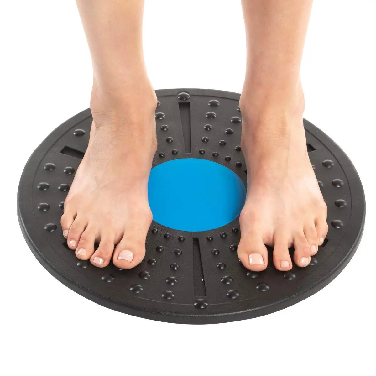 Balance Board Core Stability Trainer, Non-Slip Durable Balance Training Exercise Equipment for Core Strength & Full Body Workout, Fitness Balance Board for Home Gym Yoga Physical Therapy, Ideal Birthday Gift for Adults Teens Kids, Blue