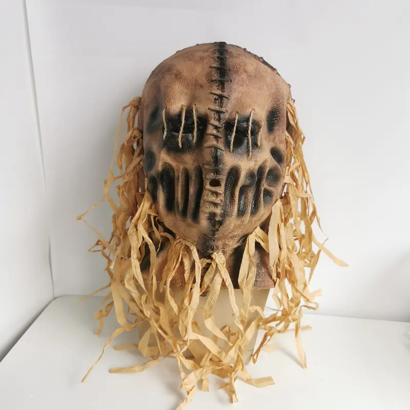 Halloween Horror Mask, Scary Full-Face Latex Helmet, Cosplay Party Prop, Festive Party Accessory, Adds A Halloween Atmosphere To The Festival Role-Playing Stage