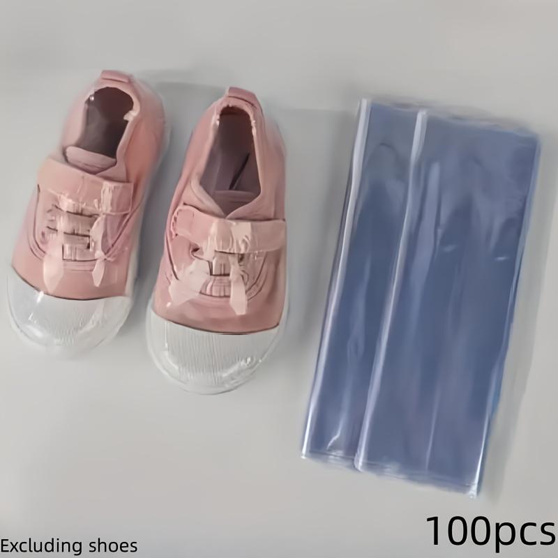 Shoe Shrink ap Bags, 11x19 Inches PVC Heat Shrink Plastic Sneaker Wrap Bags for Shoe Storage - Keep Dust & Yellowing Away for Men & Women.