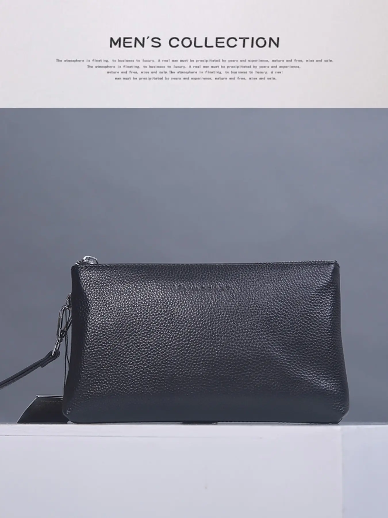 Men's Handheld Bag Large Capacity, Stylish Accessory for Daily Use, Durable Design Perfect for Essentials Storage, Fashion Clutch, Pouch