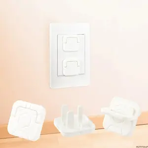2026 New 30 Pack Safety Outlet Covers, Socket Plugs with Hidden Pull Handle, Home Socket Protectors