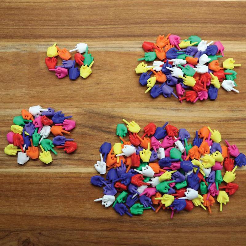 20/50pcs 3D Printed Middle Finger Statue, Colorful Funny Prank Toy for Desktop Decor