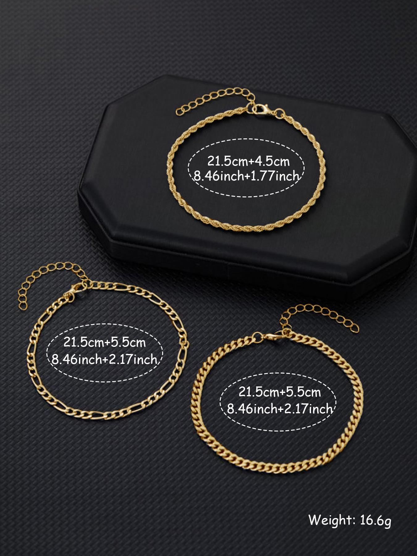 Fashion Simple Chain Anklet, Casual Versatile Foot Jewelry for Women, Elegant All-match Fashion Accessories for Daily Wear