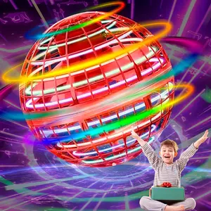 2026 Upgraded Magic Flying Orb Toy with LED Light 360° Rotating, Boomerang Flying Toys Indoor Outdoor Fun Games for Boys Girls Adults Kids Redfidget toys
