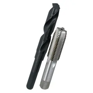 Tap and drill bit set