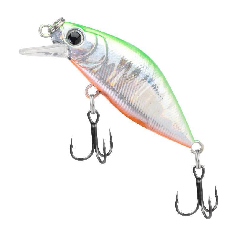 Luya bait 5 pieces(one set) submerged bait, freshwater red eye mouth bionic hard bait