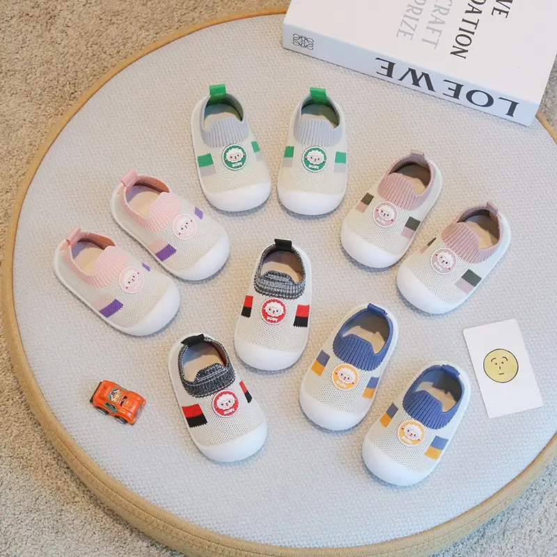 Baby Shoes Infant Toddler Soft-soled Shoes Knitted Mesh Breathable Socks Shoes