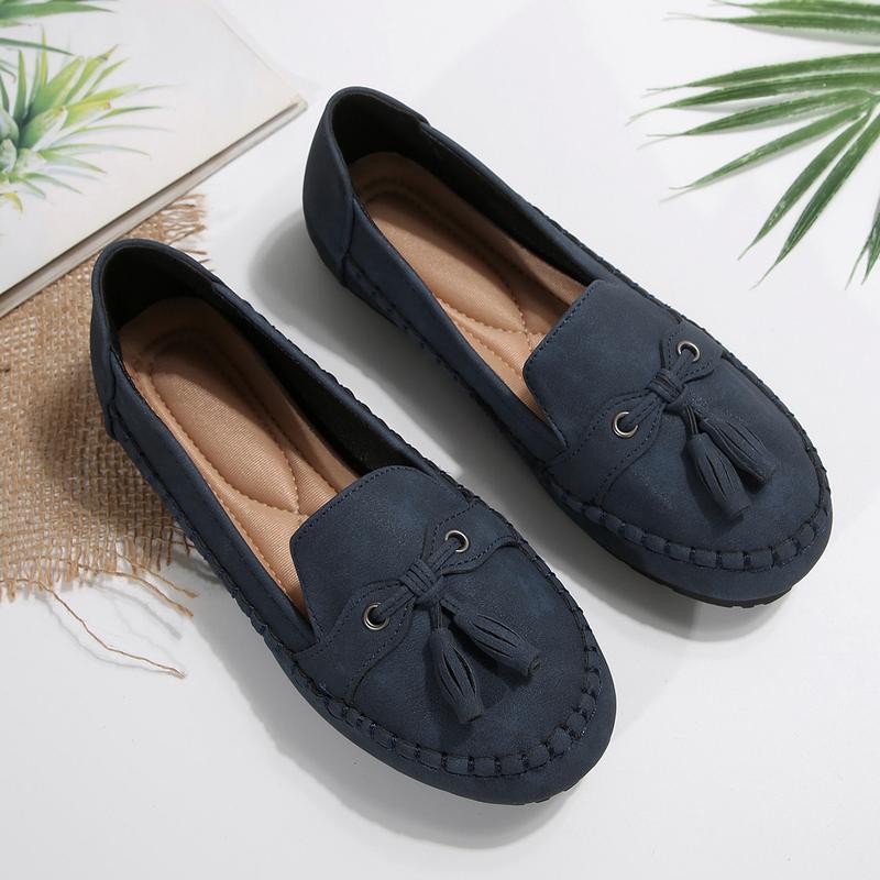 Loafers for Women Slip On Flats Comfortable Business Dressy Casual Non Slip Work Walking Office Loafers Shoes Suitable for All Seasons