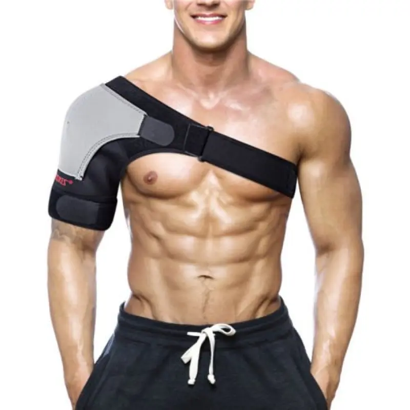Adjustable Shoulder Support Brace - Sports Injury Stabilizer for Rotator Cuff, Sprain, Frozen Shoulder Pain Relief, Women's Tennis & Professional Sports Use