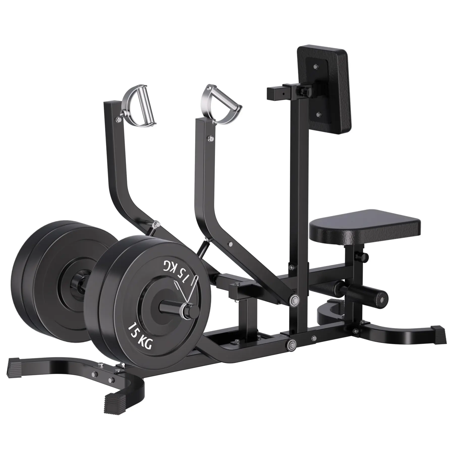 Garvee Seated Row Machine, Back Machine Gym Equipment, 400LBS