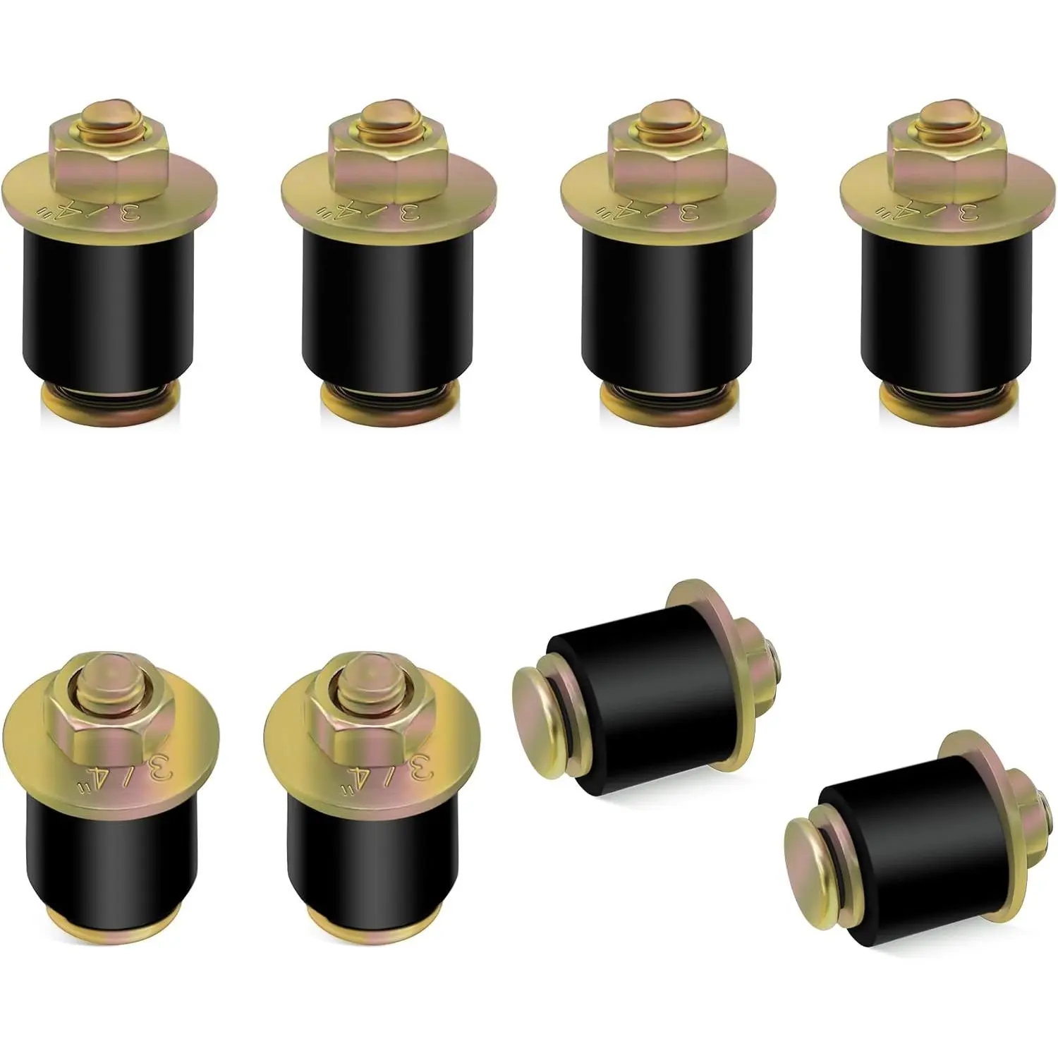 3/4" Rubber Expansion Freeze Plug 8 count Rubber Plugs for Round Holes | Automotive Engine Expandable Freeze Rubber Plugs Fit Hole: 3/4" - 7/8" (19 mm - 22 mm)