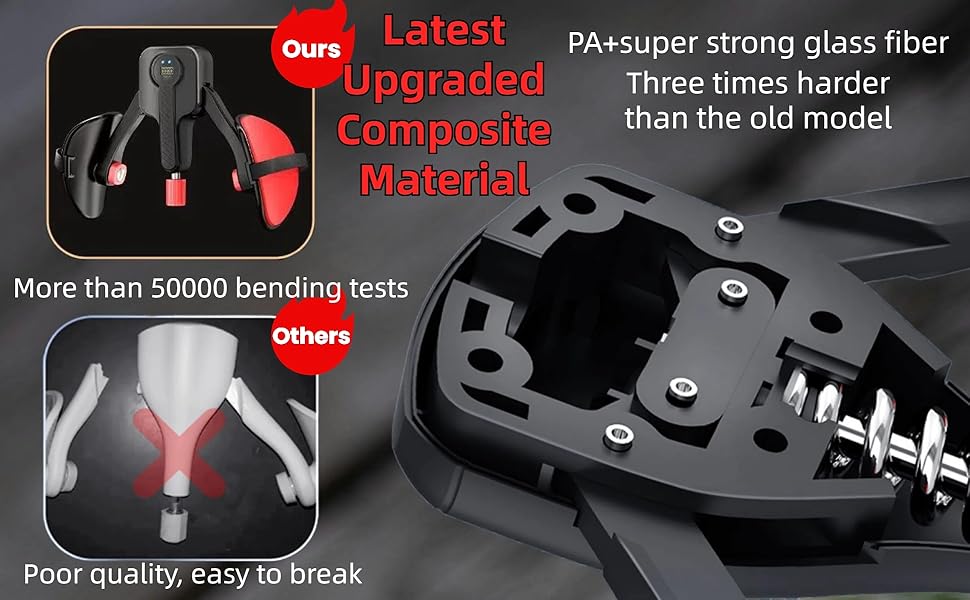 Exercise Thigh Trainer Adjustable Resistance 0-110 lbs, Pelvic Floor Exercise Devices with Leg Straps,Inner Thigh Exerciser for Women Men