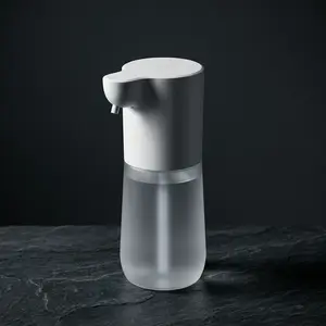 Intelligent Touchless Foaming Soap Dispenser| 350ml Large Capacity| USB-C Rechargeable with Built-in Battery| 0.25s Fast Induction| Minimalist Modern Home Aesthetic