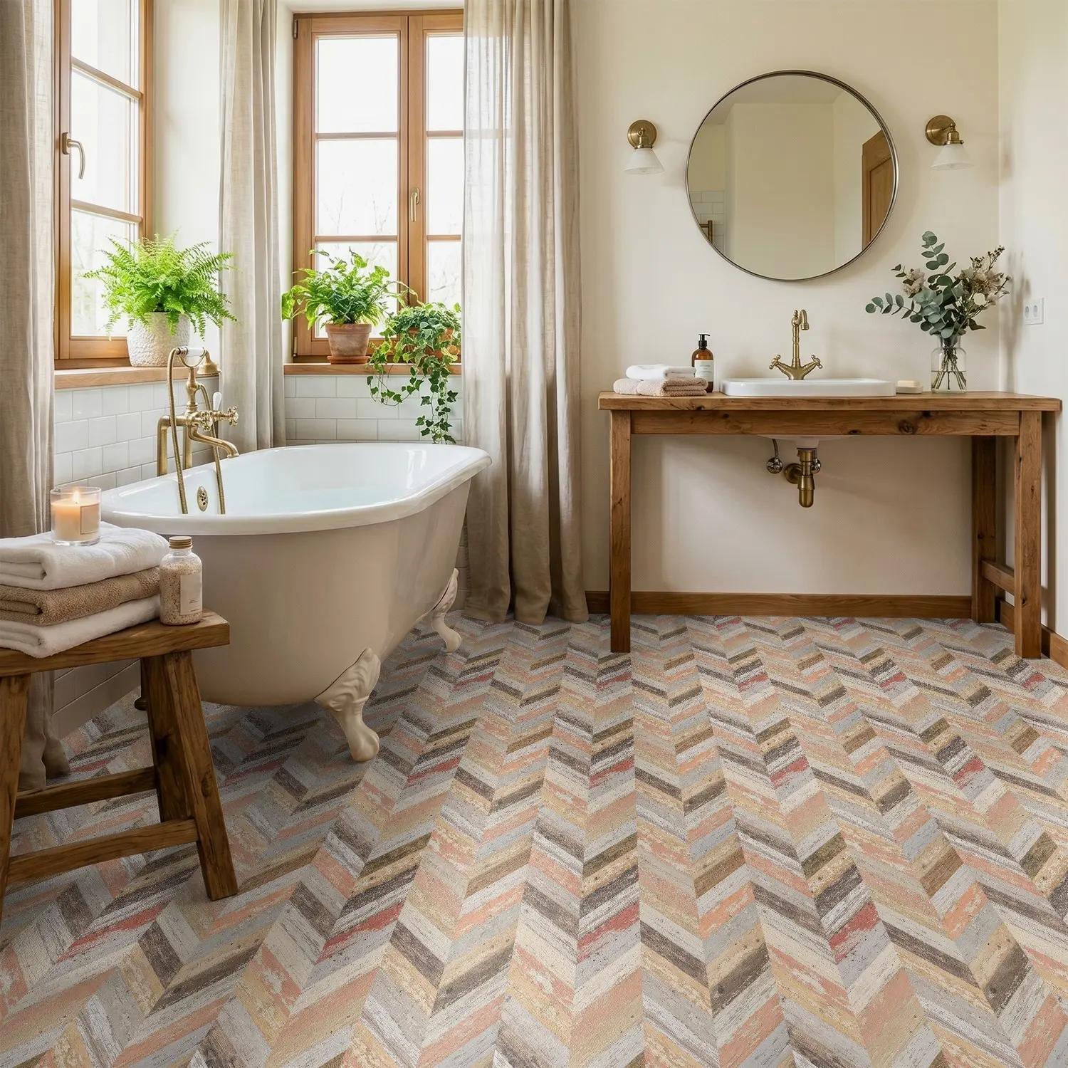 30×30cm twill self-adhesive PVC floor tiles, waterproof, anti-slip, wear-resistant and removable wood grain floor stickers, DIY renovation decorative decals for walls and floors in rental houses, kitchens, bathrooms and bedrooms