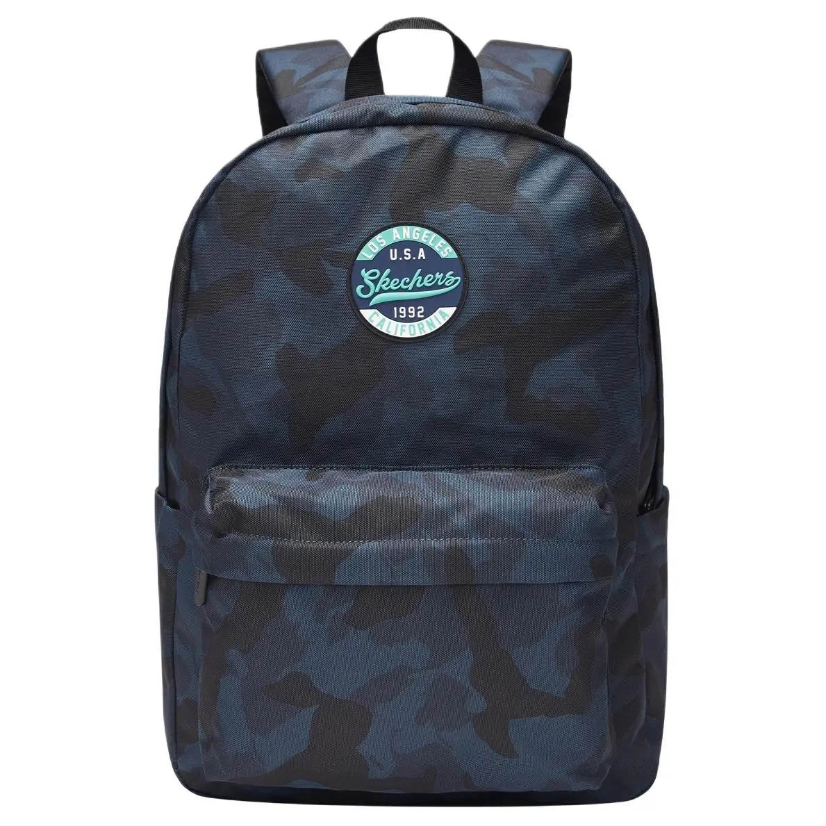 Skechers Camo-Print Fabric Backpack for Men and Women – Navy Blue