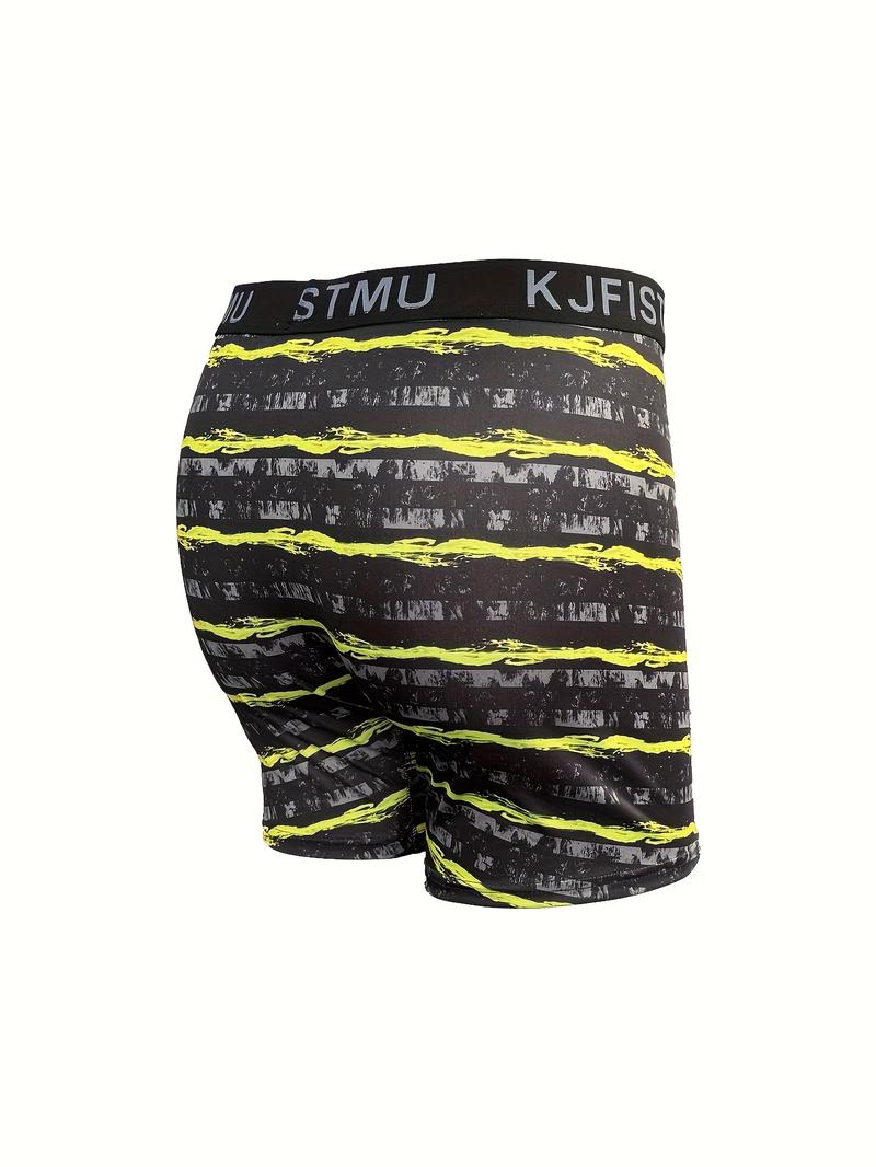 8pcs/Set Random Men Digital Print Breathable Sports Fitness Running Anti-Chafing Boxer Briefs Trendy Stretch Sports Boxer Briefs 8pcs/Set Random Men Digital Print Breathable Sports Fitness Running Anti-Chafing Boxer Briefs Trendy Stretch Sports Boxer Briefs