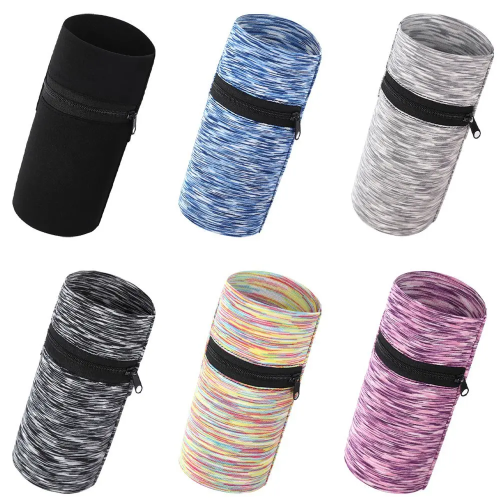 Sports Wrist Bag Outdoor Running Fitness Arm Bag Elastic Breathable Quick-Drying Change Bag