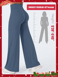 31.5'' inseam loose casual straight leggings for women, workout leggings womens no front seam straight leggings high waist buttery gym yoga pants, yoga pants women high waist stretch casual soft straight leg bottoms, yoga training pants