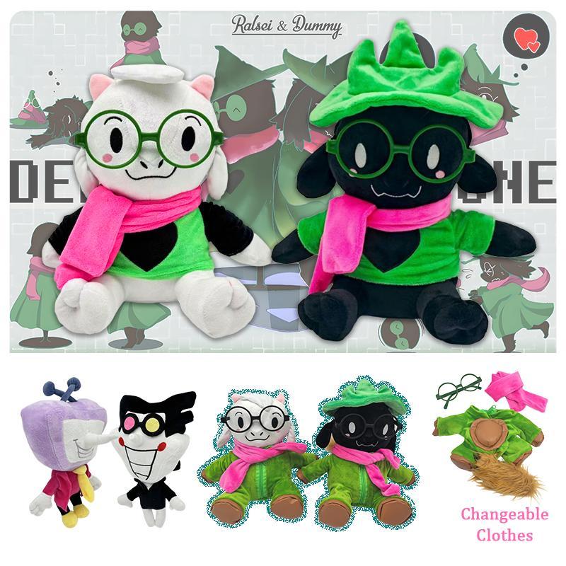 TreasuringU 2026 New Deltarune Plush Toys Kawaii Ralsei Plush Stuffed Toys Tenna Doll Changeable Plushie Clothes Birthday Gifts