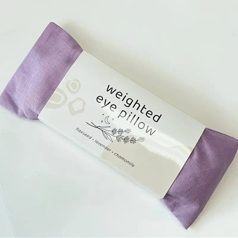 Single for Yoga Eye Pillow (Eye Roll) - Aids in Meditation And Sleep with Neutral Positioning for Eyes, Ears, And Temples - Ideal for Yoga And Relaxation - Available in Solid Colors