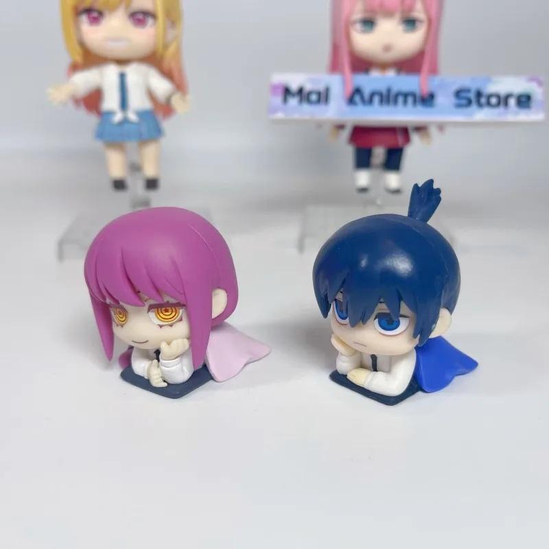 Cute Chainsaw Man Power Figure Anime Aki Denji Statue Makima Sleeping Action Figurine Desk Decoration Table Accessories Toy Gift