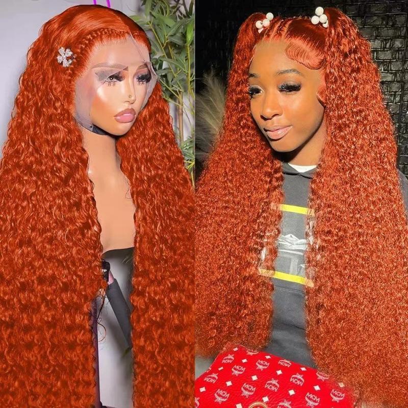 13×4-inch lace front full wigs, specially designed for women, featuring a natural hairline and long hair styling. It can achieve complete head coverage and provide highly realistic wearing effect.