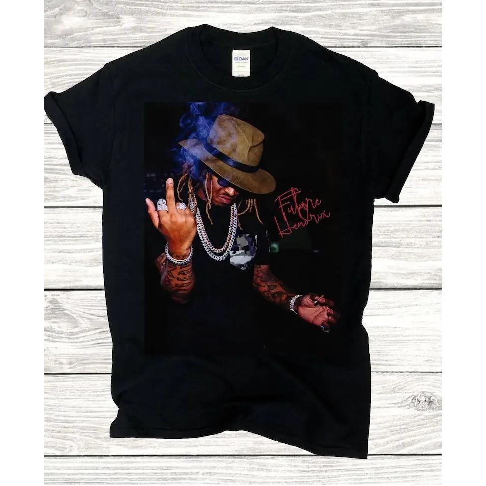 Unisex Vintage Jimi Hendrix Graphic Streetwear T-Shirt - Stylish Round Neck Casual Menswear Sports Top