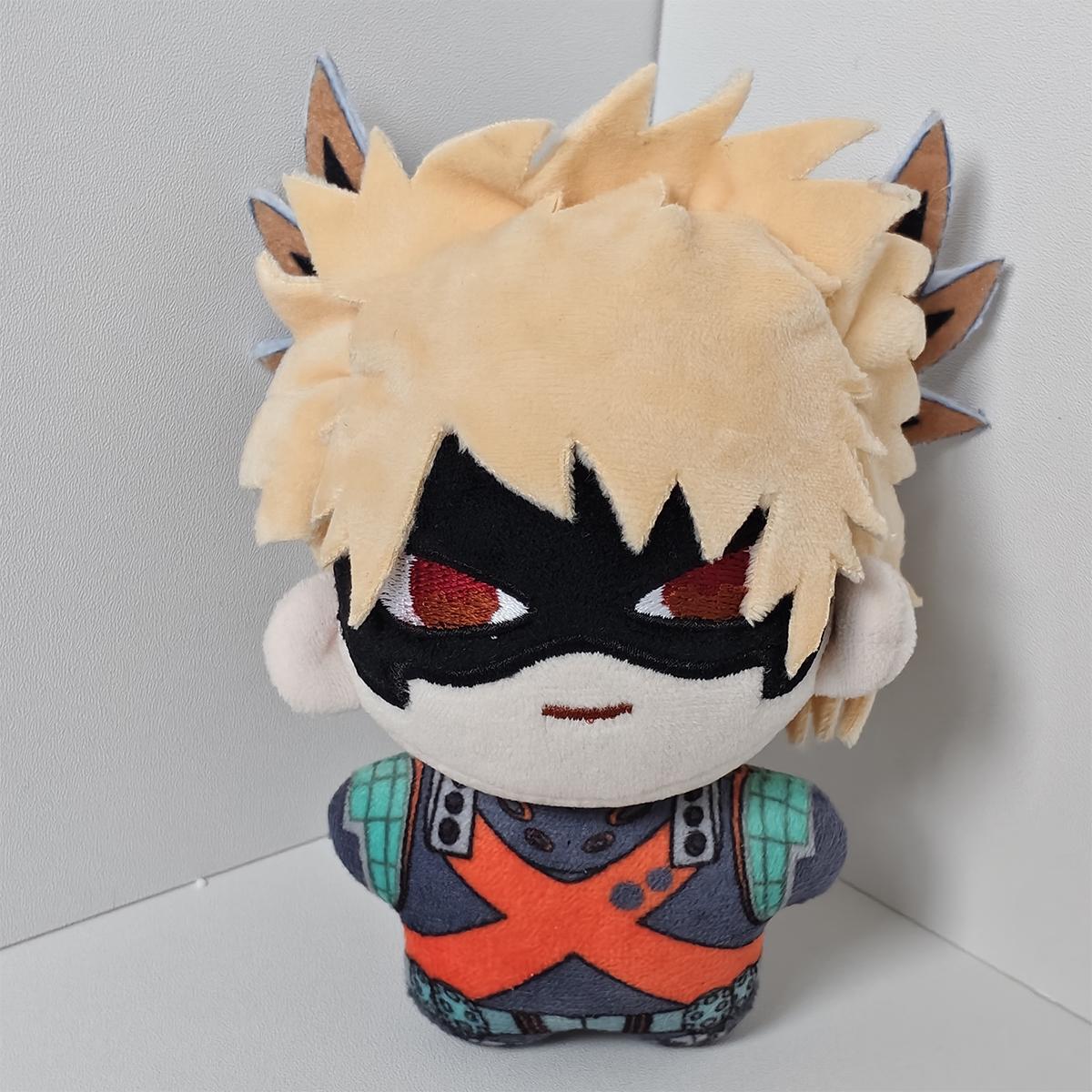 MHA Anime Midoriya Izuku Bakugou Katsuki Plush Keychain Todoroki Shoto Figure Cosplay doll Cartoon Props Stuffed Plush Toys Gift