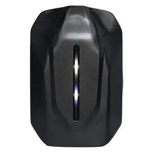 LED Knight Backpack Light Chaser Black Style, Smart Bluetooth Programmable Screen, Extra Large Hard Shell Fits Helmet & 17.3" Laptop, Cool Motorcycle Riding Gear for Men Biker (Power Bank Not Included)