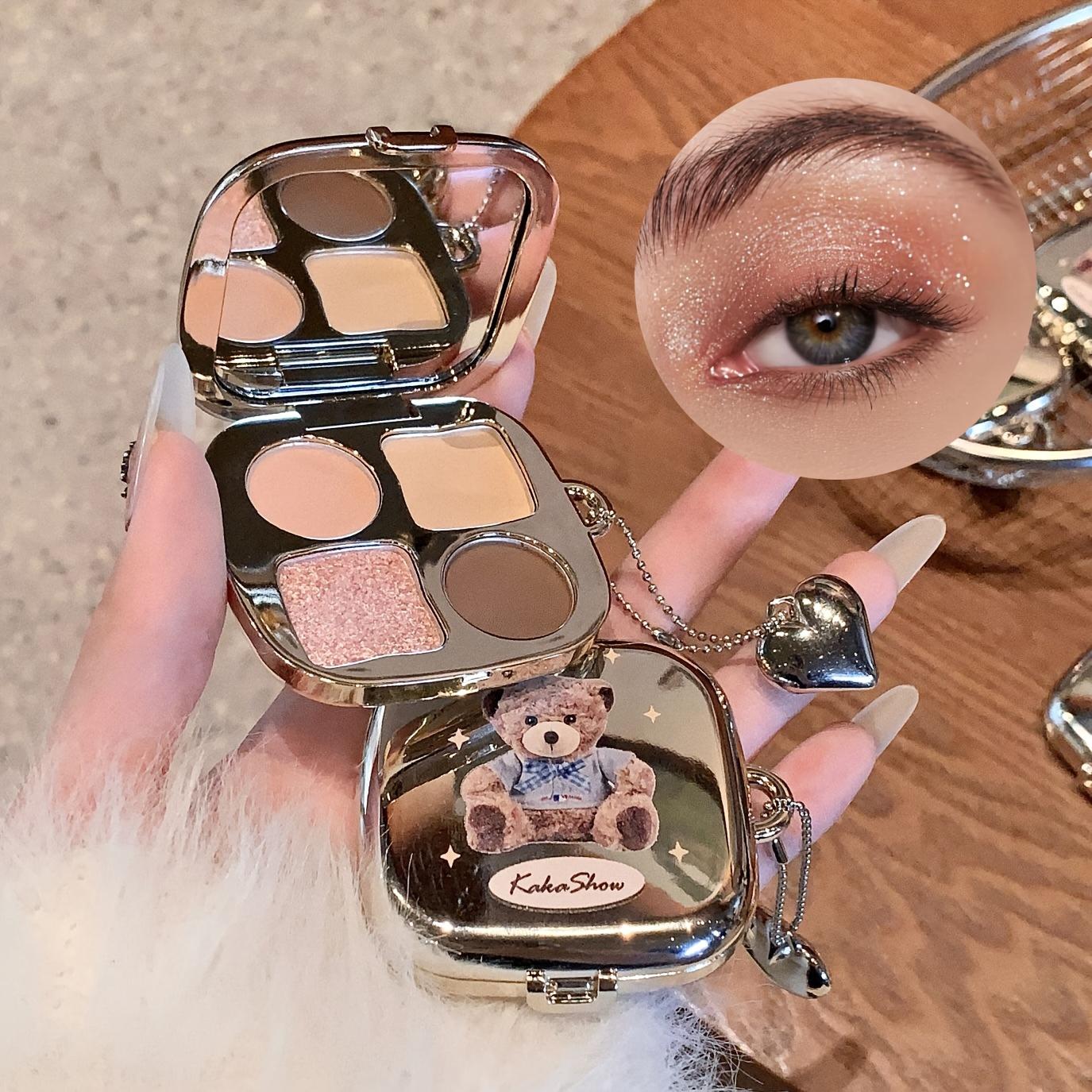 4-Color Light and Shadow Bear Eye Shadow Palette