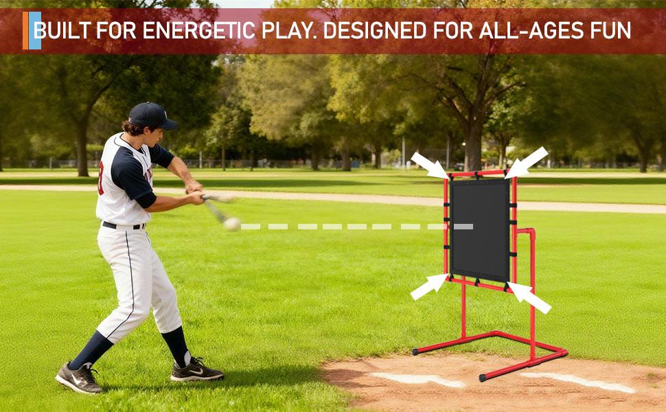 Baseball Strike Zone, Pitching Training for Plastic Balls, Wiffle Ball and Blitzball Compatible, Easy to Set Up and Assemble