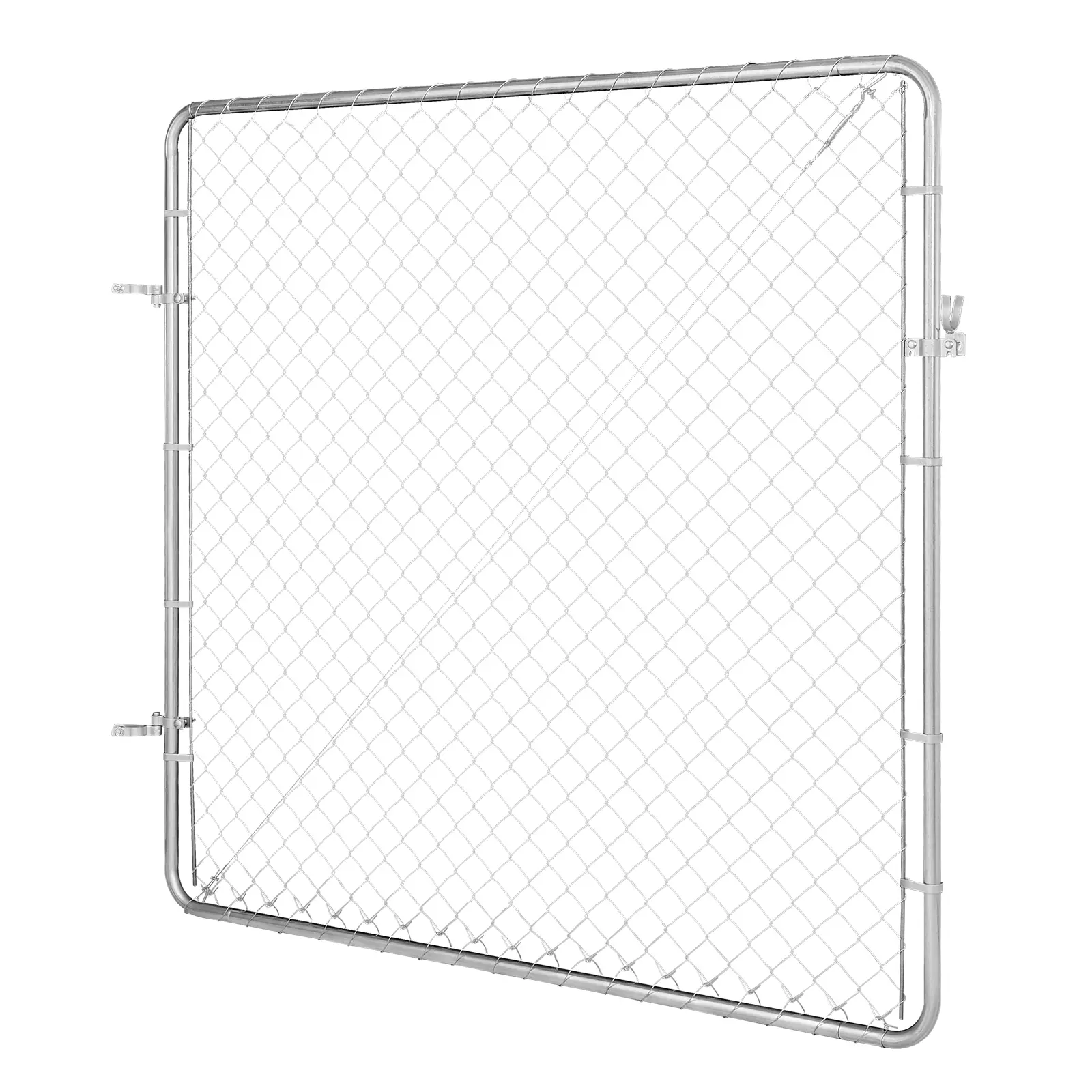 Q235 Steel Chain Link Security Gate - Outdoor 72x70 in Adjustable Size, Garden Opening Privacy Guard (Home Improvement Building Supply)