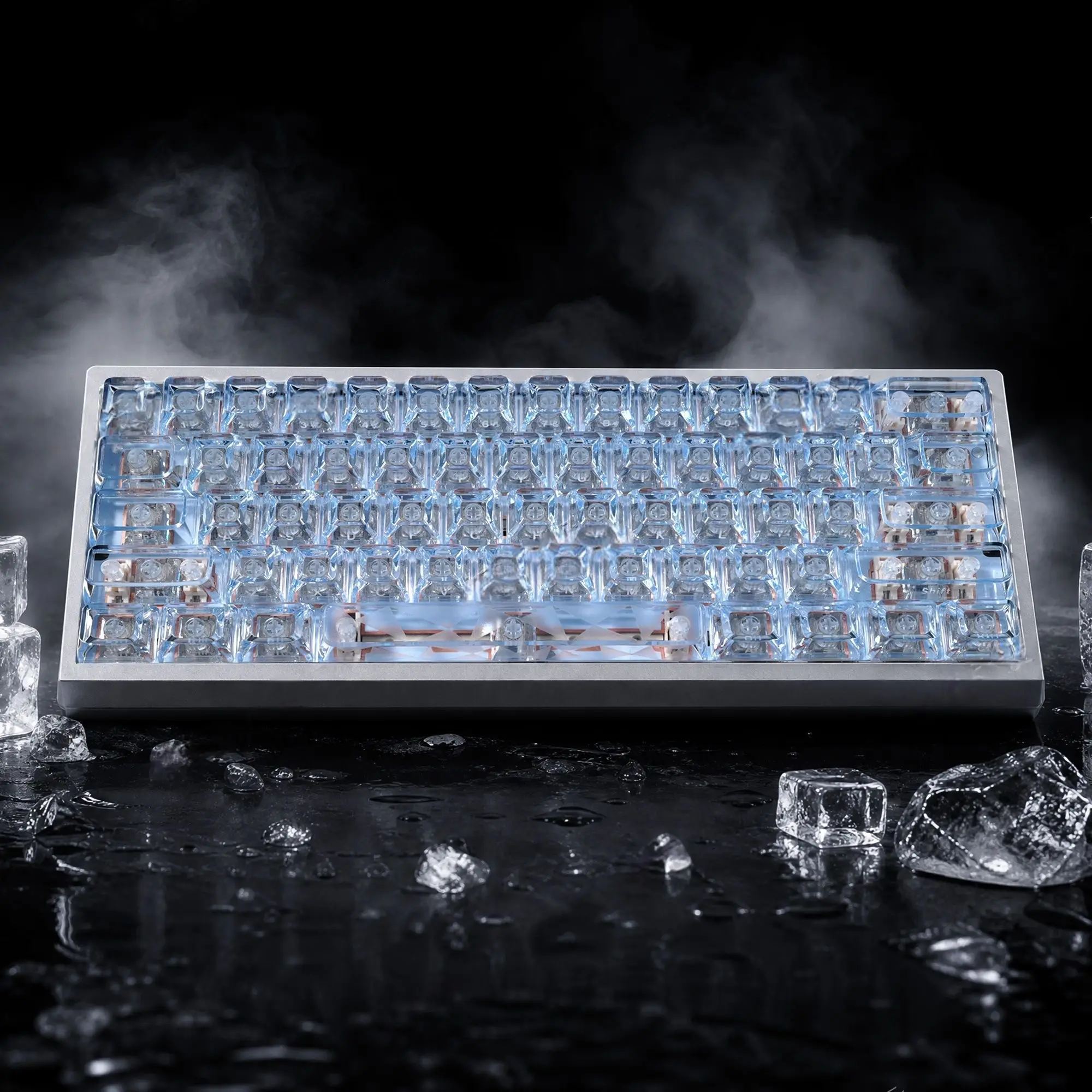 2027 New Diamond Keycaps, High Transparency Side Printed Characters, Premium PC Material, Suitable for Mx Mechanical Keyboard and Magnetic Axis Keyboard