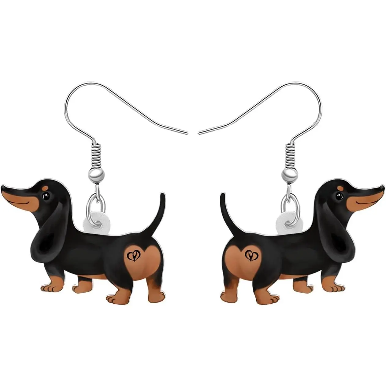 Cute Dachshund Weiner  Earrings Gifts for Women  Mom Cute  Puppy Dangle  for Pets Lovers Charms