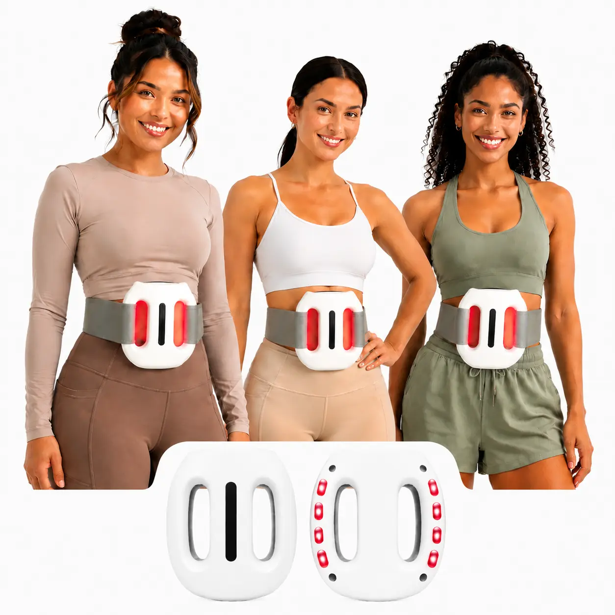 2026 New Heated Wearable Massage Ring - Cordless Percussion Massager with Adjustable Vibration Strap for Waist, Back, Legs - Portable Muscle Recovery Device for Home Workout, Daily Use,fit,high,treadmills,pedal