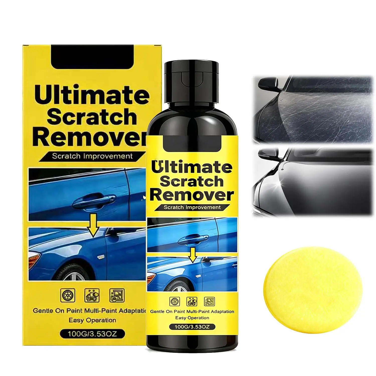 NanoPolix Scratch Remover, NanoPolix  Scratch Remover, Plastic Polish Scratchs Removers,  Scratchs Repair Paste Deep Scratch
