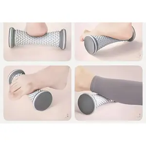 2-Pack Four Seasons Application Plantar Fascia Roller Foot Massager Yoga Muscle Relaxation Roller Arch Training Fitness Chain Comfortable Roller Home Plantar Fascia Massage Easy Rolling
