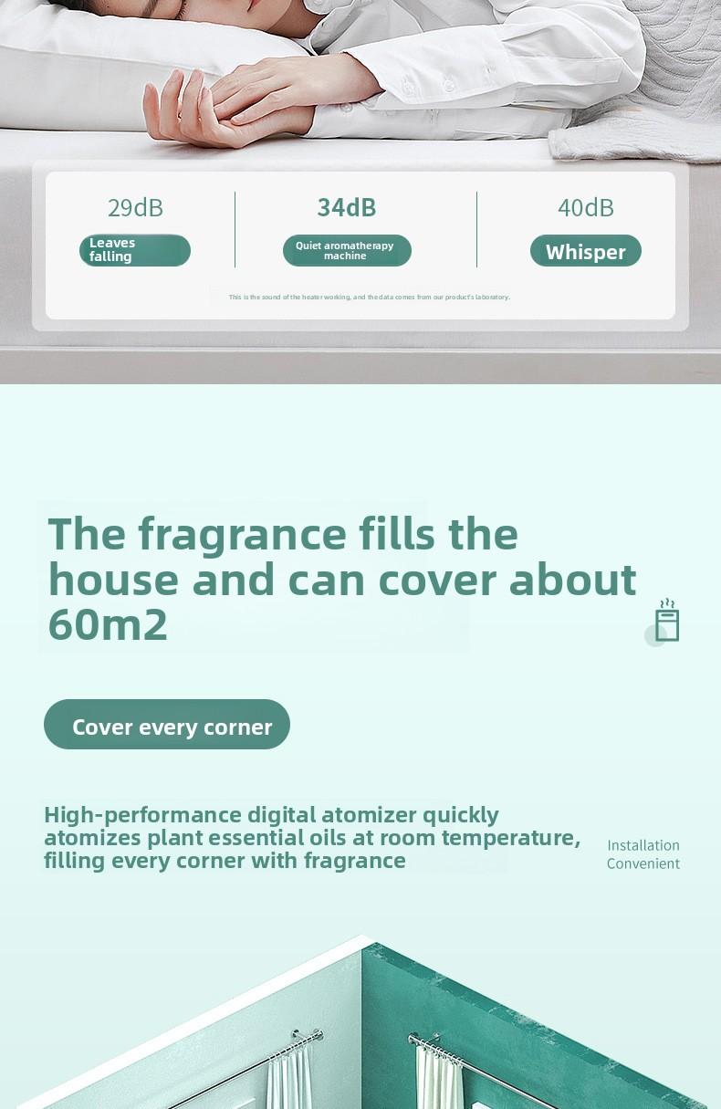 Automatic Aromatherapy Diffuser - Rechargeable Essential Oil Sprayer Suitable for Home, Hotel, Car, and Bathroom, Long-lasting Fragrance Air Freshener# Aromatherapy Diffuser herbal diffuser sterno potpourri bakhoor herbal diffuser sticks diffuser