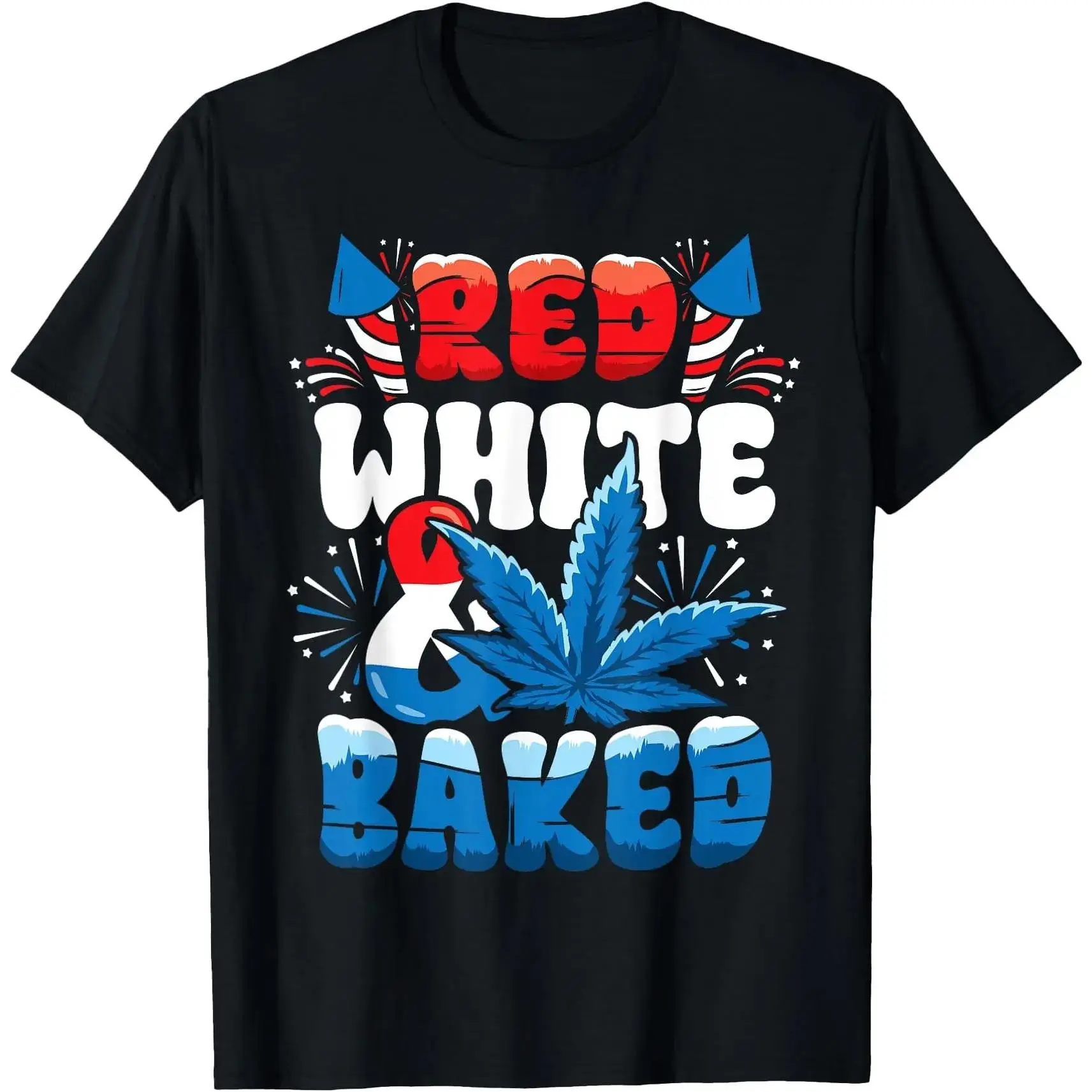 [100% Cotton]4th Of July Red White & Baked Men'S Spring & Summer Short Sleeve Shirt, Soft Crew Neck, All Season Comfort, Holiday Gift Idea Graphic Tees......,chenille