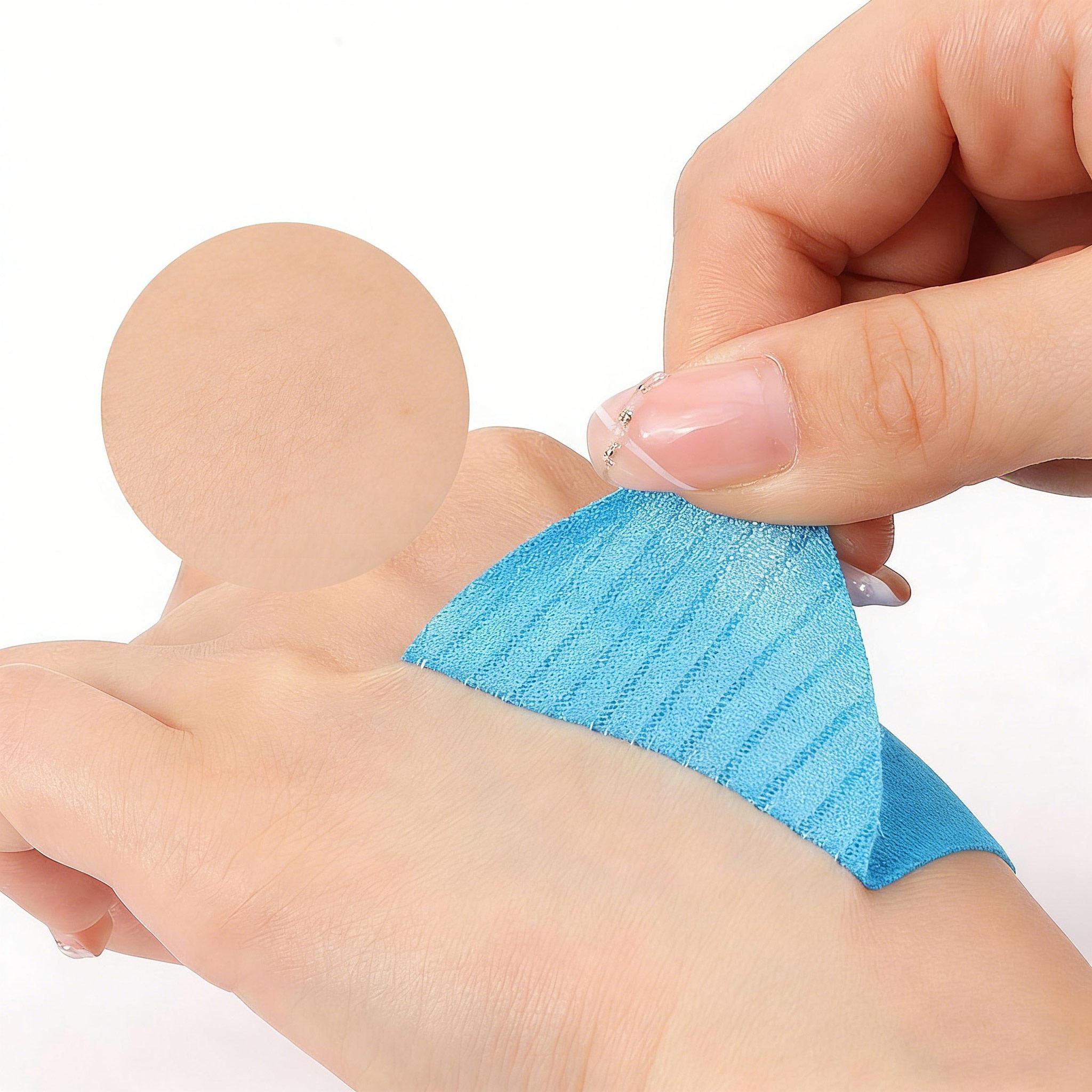 High Performance Knee Support Kit with Kinesiology Tape & Muscle Patches, Skin-Friendly Comfortable Brace for Running & Fitness