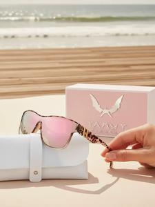 women's fashion leopard pattern styling sunglasses, trendy casual tinted lens sunglasses for everyday use, fashion accessories for outdoor activities, mother's day gifts